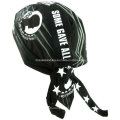 Custom Made Logo Printed Army Green Camouflage Cotton Head Wrap Adjustable Cycling Skulll Bandana Caps